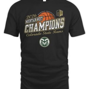 2026 Mountain West Tournament Champions Colorado State Rams Women’s Basketball Fan T-Shirt