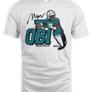 Malik Willis Miami QB1 T Shirt