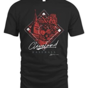 GV Art and Design Cleveland Baseball Diamond Collage Hoodie