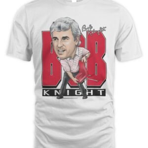 The Shop Indy Bob Knight Chair Throw Caricature T Shirt