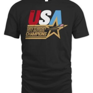 USA Hockey Fanatics 2026 Winter Olympics Gold Medal Winner Stars T-Shirt