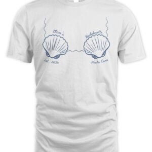 Mermaid Beach Bachelorette Shell Bikini T Shirt