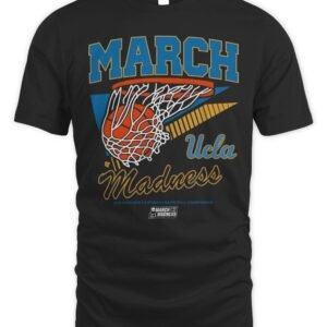UCLA Bruins MBB & WBB 2026 March Madness Retro Swish Hoodie