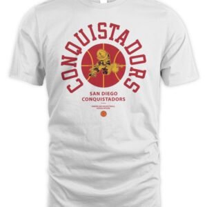 ABA San Diego Conquistadors Throwback T Shirt Hoodie