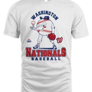 Washington Nationals Starter Baseball Character Hoodie