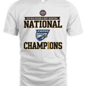 Emory Eagles 2026 Division III Men's Basketball Champions T Shirt