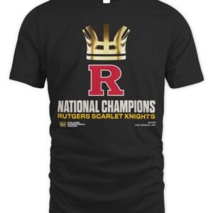College Basketball Crown 2026 Rutgers Scarlet Knights National Champions Hoodie