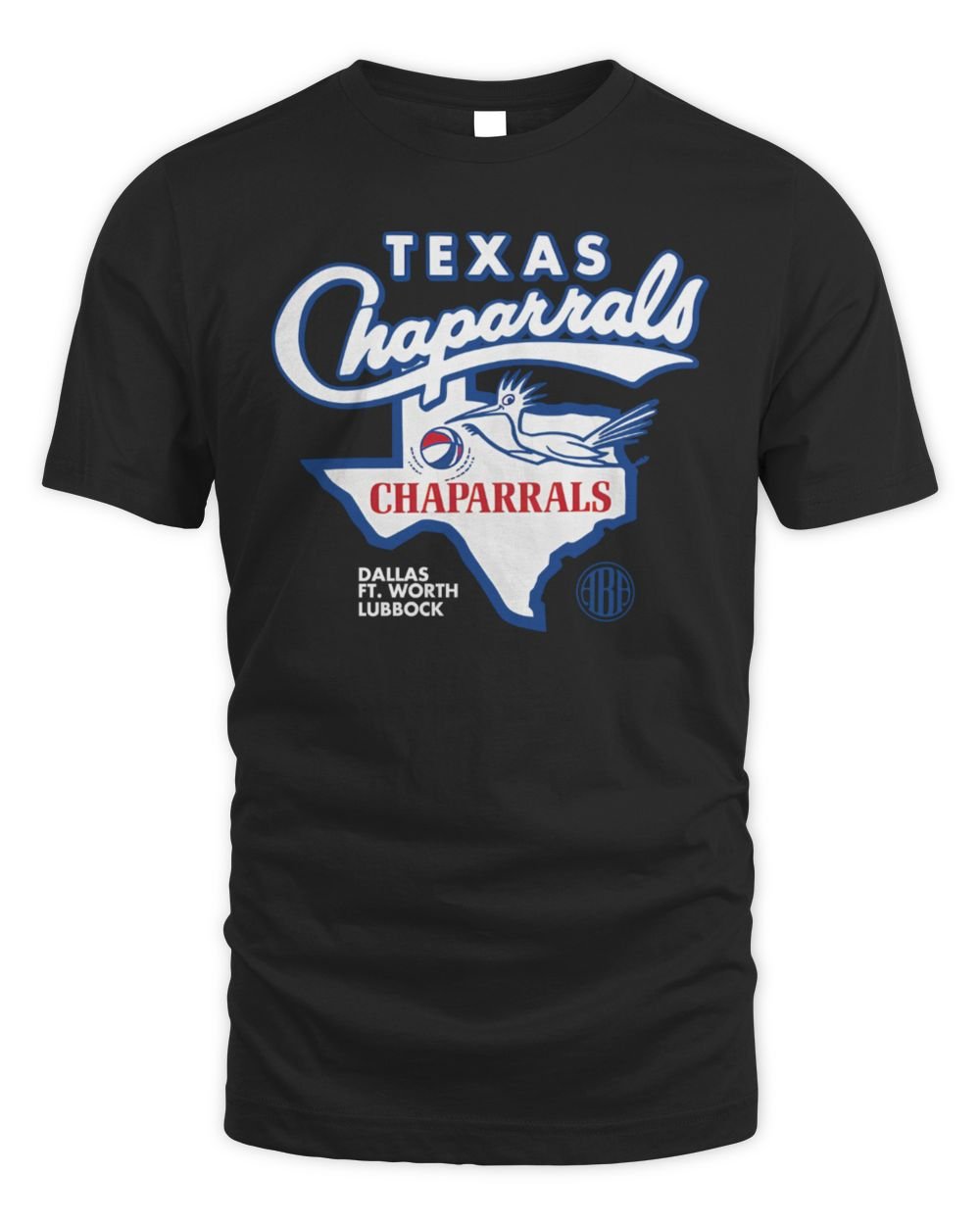 ABA Texas Chaparrals Dribbling Road Runner T Shirt