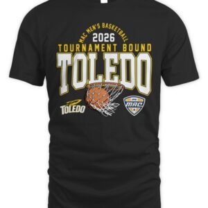 Toledo Rockets MAC 2026 MBB Tournament Bound T Shirt
