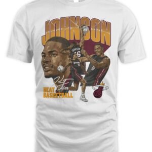 Keshad Johnson Miami Heat Collage T Shirt