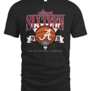 Alabama Crimson Tide MBB 2026 Sweet Sixteen T Shirt