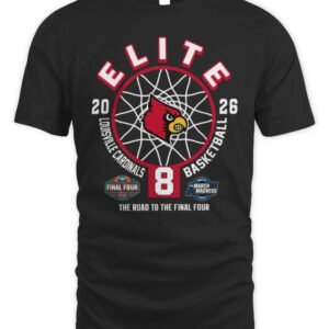 Louisville Cardinals Women’s Basketball Elite 8 2026 Shirt Hoodie