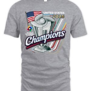 USA Baseball 2026 World Baseball Classic Champions Locker Room T-Shirt