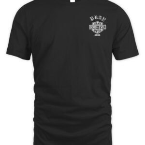 Hang Over Gang Good Vs Evil Faded Black Hoodie