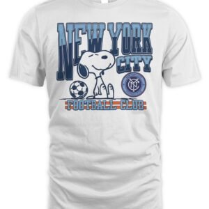Peanuts Snoopy x New York City FC T Shirt