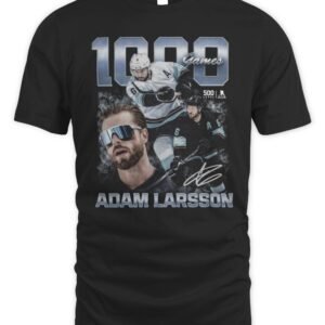 Adam Larsson Seattle 1000 Games F&B T Shirt