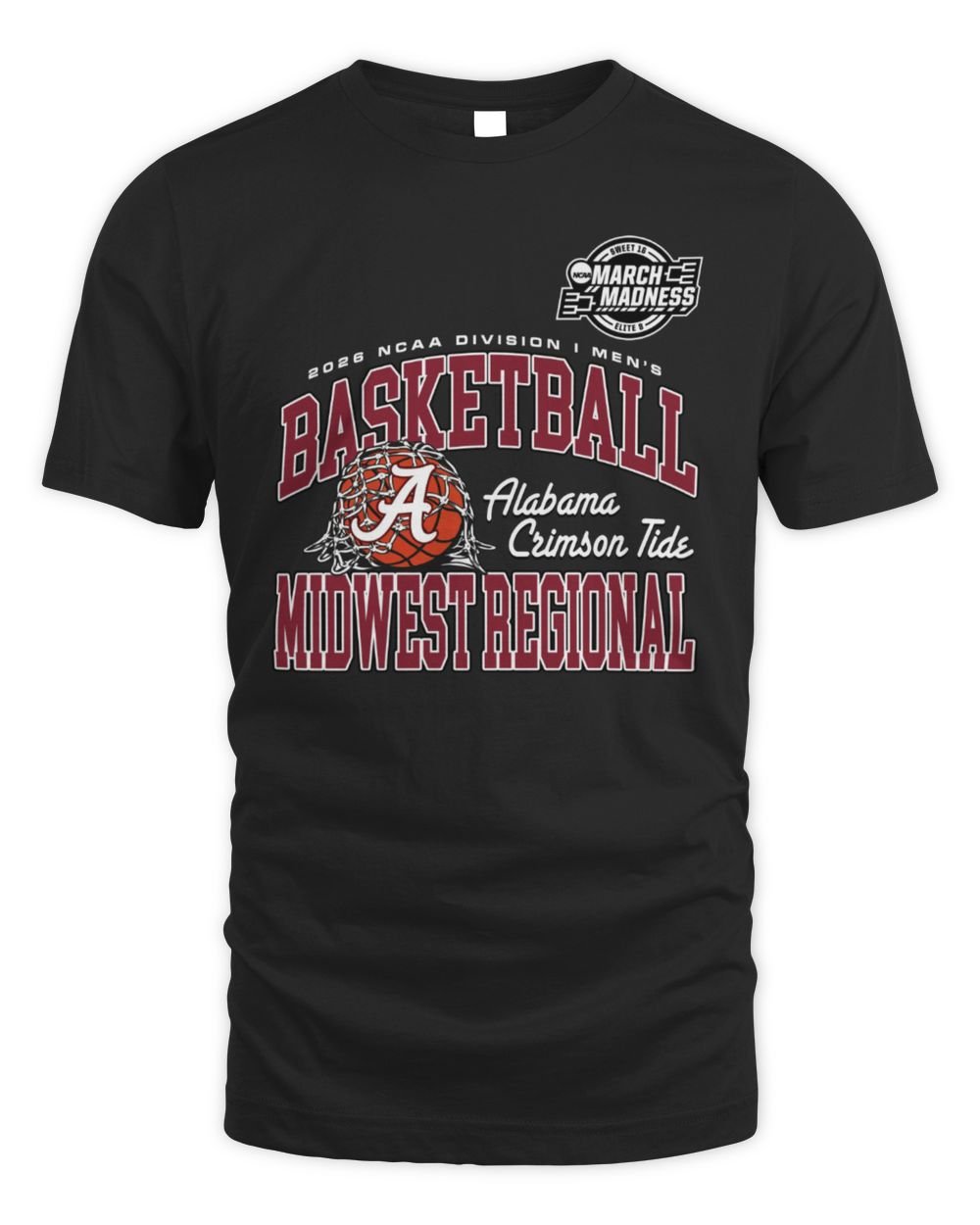 2026 NCAA Division I Men's Basketball Alabama Crimson Tide Midwest Regional Hoodie