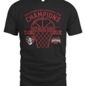 Trotwood Rams OHSAA Boys 2026 D3 State Champions T Shirt Hoodie