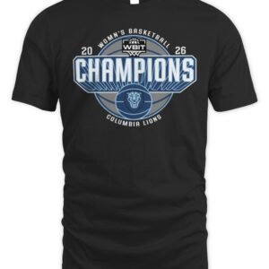 WBIT Women's Basketball Columbia Lions 2026 Champions Hoodie