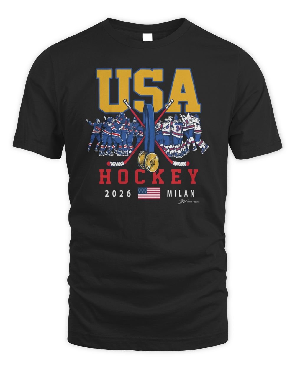 USA Hockey 2026 Olympic Gold Medals T Shirt