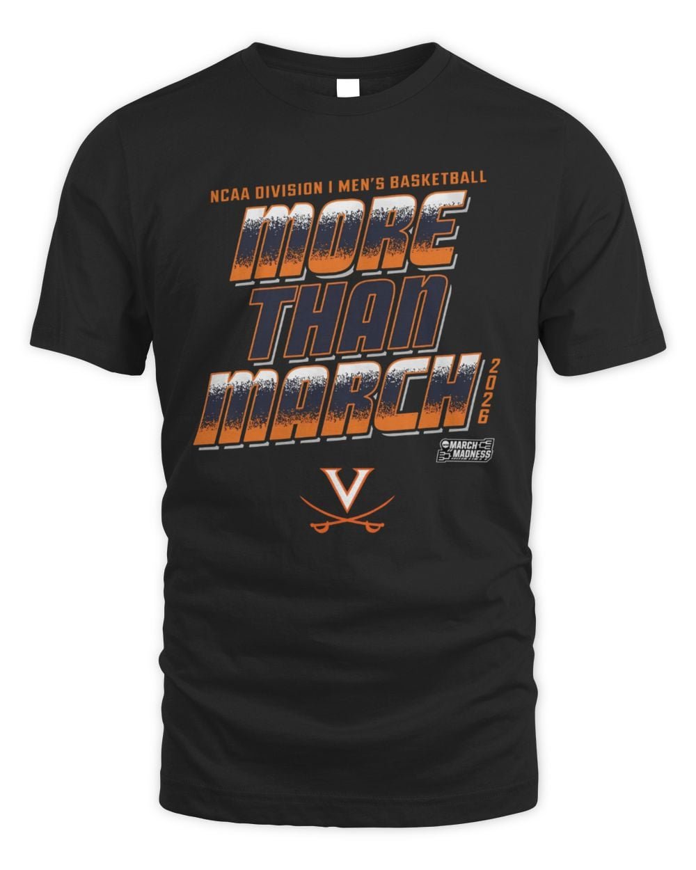 Virginia Cavaliers 2026 NCAA Division I Men's Basketball More Than March T Shirt