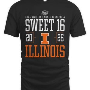 Illinois Men's Basketball 2026 Sweet 16 T-Shirt Hoodie