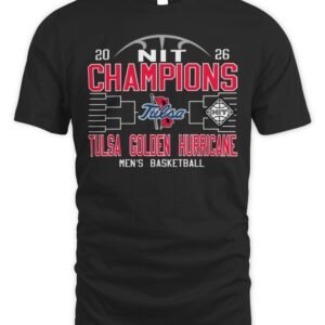 NIT 2026 Men's Basketball Tulsa Golden Hurricane Champions Shirt