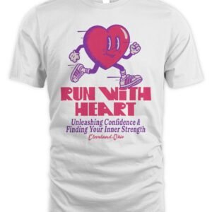 Girls On The Run Run With Heart T-Shirt