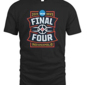 2026 NCAA Men's Basketball Tournament March Madness Final Four Logo T-Shirt