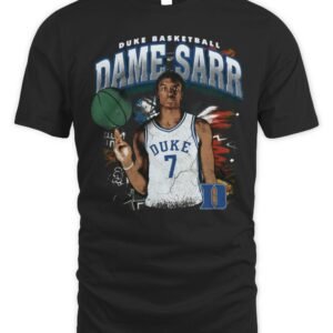 Duke Men's Basketball Dame Sarr Portrait T Shirt