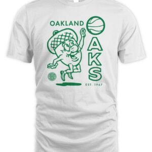 ABA Oakland Oaks Vintage Mascot T Shirt Hoodie