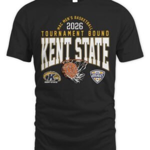 Kent State Golden Flashes MAC 2026 MBB Tournament Bound T-Shirt