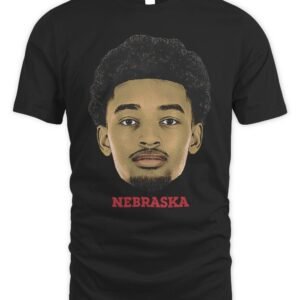 Nebraska Basketball Quentin Rhymes Big Head T Shirt