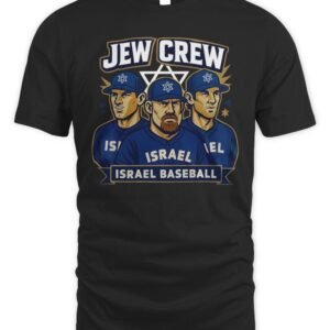 Kevin Youkilis x Jew Crew Israel Baseball 2026 T-Shirt
