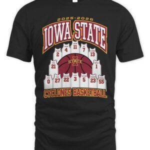 Iowa State Cyclones 25-26 Commemorative Men's Basketball Team T-Shirt Hoodie