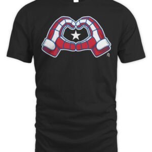 USA Hockey Heart Gloves T-Shirt