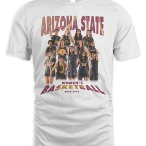 Arizona State ASU WBB Team 2026 T Shirt Hoodie