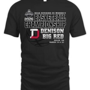 Denison Big Red 2026 NCAA Division III Women's Basketball Champion Hoodie