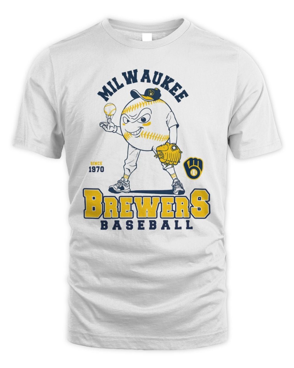Milwaukee Brewers Starter Baseball Character T-Shirt