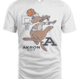 Gvartwork Shop Akron Zip Cartoon Basketball T Shirt