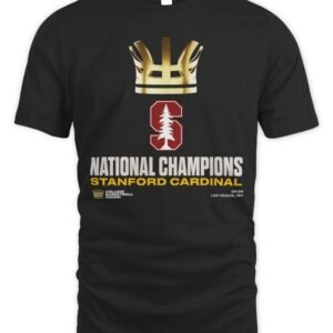 College Basketball Crown 2026 Stanford Cardinal National Champions Hoodie