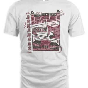 Arkansas Campus Landmarks T Shirt