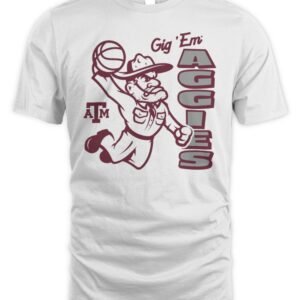 Texas A&M Aggies Basketball Dunking Sarge T Shirt