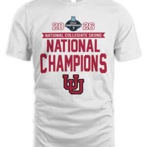 Utah Utes 2026 NCAA Skiing National Champions T-Shirt