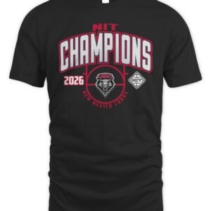 New Mexico Lobos 2026 Men's Basketball NIT Champs T-Shirt