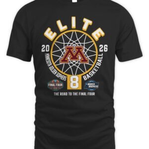 Minnesota Golden Gophers Elite Eight 2026 Women’s Basketball T-Shirt