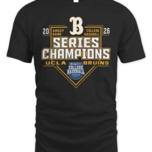 UCLA Bruins Amegy Bank College Baseball Series Champions 2026 T-Shirt