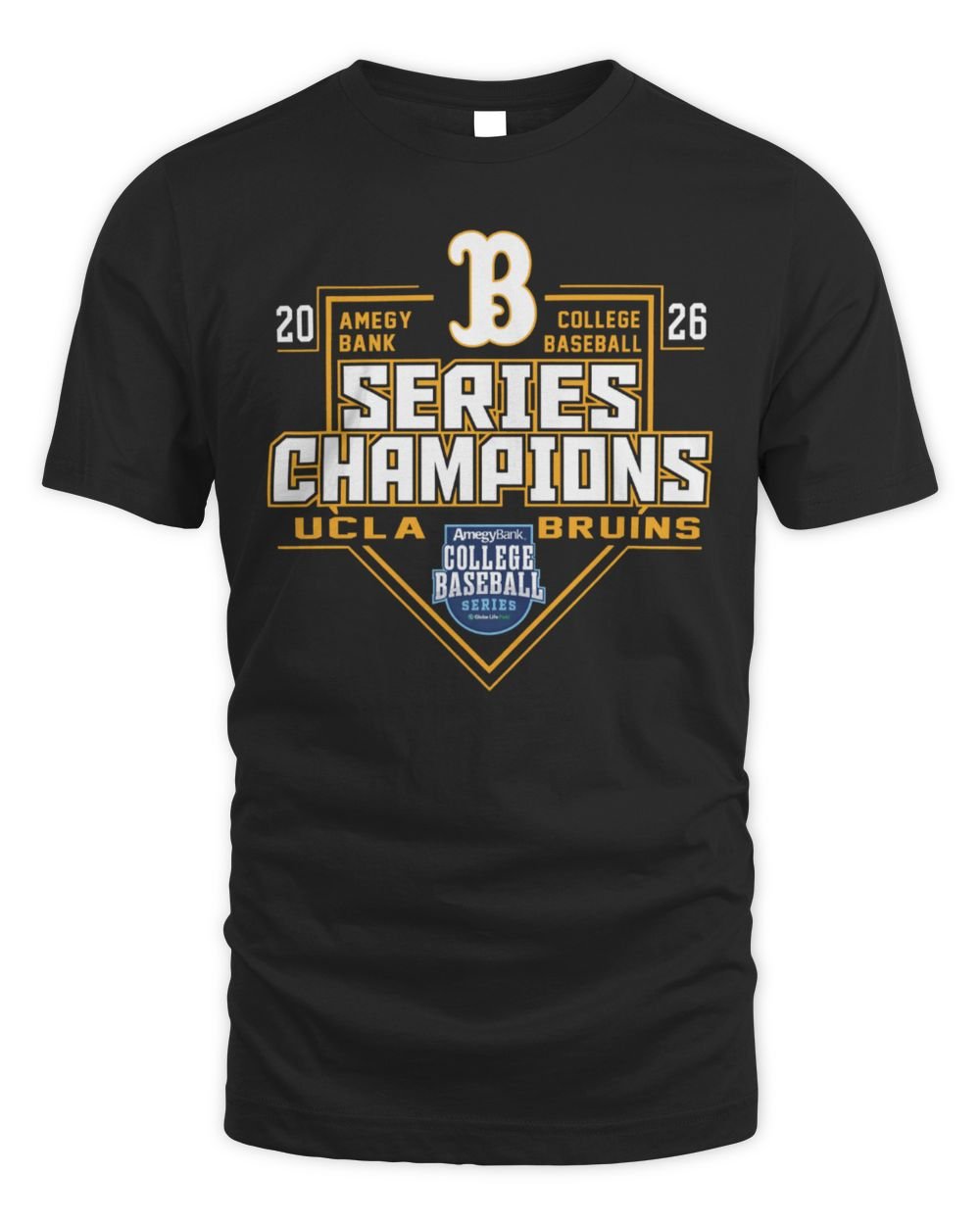 UCLA Bruins Amegy Bank College Baseball Series Champions 2026 T-Shirt