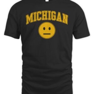 Michigan Basketball Blank Expression T Shirt