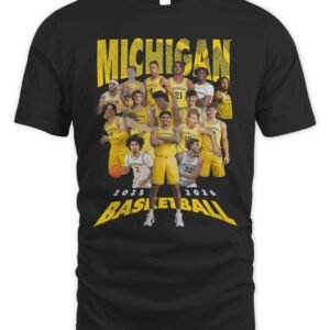 Michigan Men's Basketball Team T Shirt Hoodie